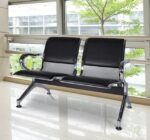 2-seater padded visitors bench
