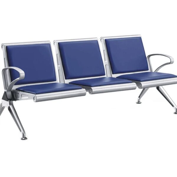 3-seater padded heavy-duty visitors bench