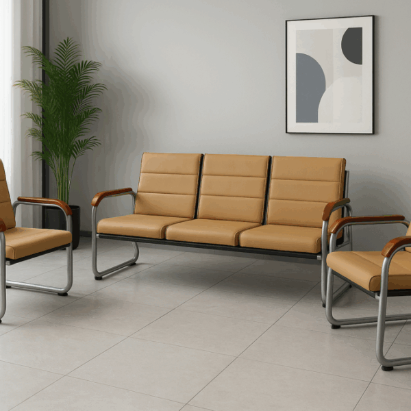 Reception Couch – Stylish & Comfortable Seating for Office Waiting Areas