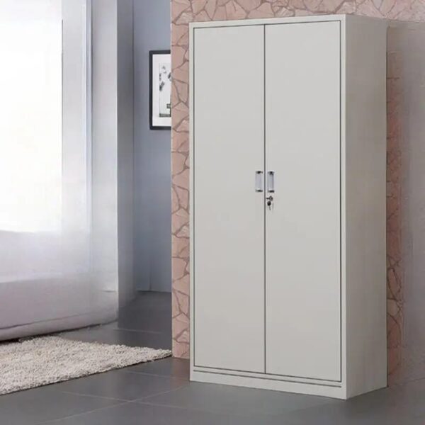 2 door metallic file cabinet